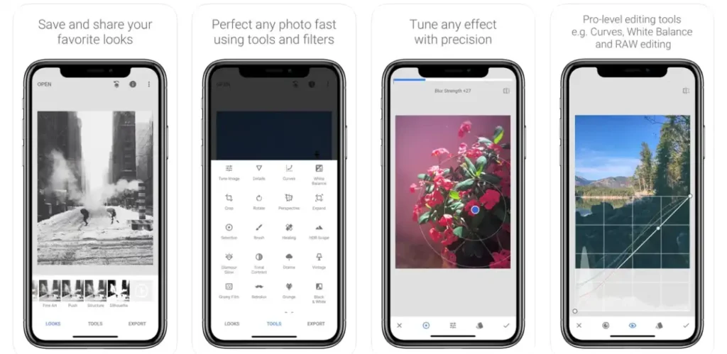top 10 photo editing apps for ios and android Snapseed