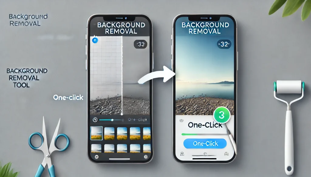 just one click background remover remini tool